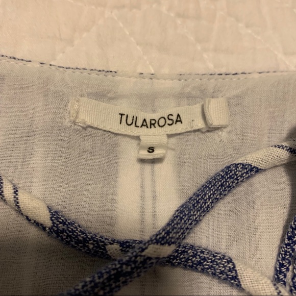 • Tularosa • Warren lace up striped tunic dress - Picture 7 of 11